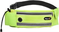 🎒 odepro hs01 waist pack with water bottle holder, adjustable belt, phone pouch, key card pocket, earphone hole – ideal for outdoor fitness, walking, jogging, cycling, climbing, hiking logo