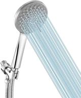 pressure shower showerhead handheld stainless logo