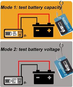 img 2 attached to Многофункциональный монитор емкости аккумулятора 48 В ЖК-индикатор уровня заряда аккумулятора для свинцово-кислотного аккумулятора мотоцикла тележка для гольфа автомобиля