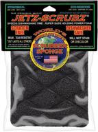 jetz-scrubz j27 scrubber sponge: versatile cleaning tool proudly made in the usa logo