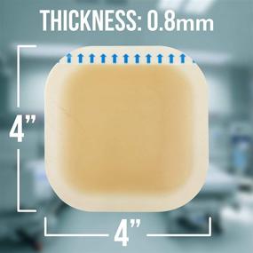 img 1 attached to Pack Inches Hydrocolloid Dressing Border