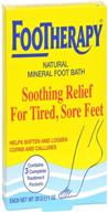 footherapy natural mineral soothing packets 标志