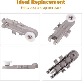 img 1 attached to 🔧 High-Quality 2-Pack of WP8268743 8268743 Upper Rack Wheel Replacement Parts for Whirlpool Kenmore Dishwasher - Perfect Substitute for 830899, AP6012252, PS11745459, EAP11745459