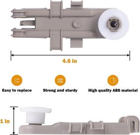 img 2 attached to 🔧 High-Quality 2-Pack of WP8268743 8268743 Upper Rack Wheel Replacement Parts for Whirlpool Kenmore Dishwasher - Perfect Substitute for 830899, AP6012252, PS11745459, EAP11745459