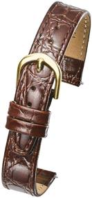 img 4 attached to Women's Genuine Leather Watch with Crocodile Finish - Enhance Your Style with Elegance