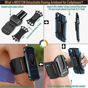 img 3 attached to MOSTON Detachable Running Armband Climbing
