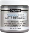 admmt 14 americana decor metallics 8oz silver logo