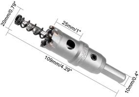 img 3 attached to Uxcell Carbide Cutter Drill Stainless Cutting Tools in Hole Saws & Accessories