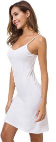 img 3 attached to EaseWay Womens Basic Adjustable Spaghetti Women's Clothing in Lingerie, Sleep & Lounge