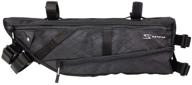 🚴 black serfas ark half-frame bicycle bag - expandable for enhanced convenience logo