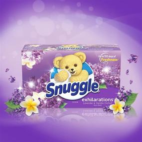 img 1 attached to 70-Count Snuggle Exhilarations Fabric Softener Dryer Sheets, Lavender & Vanilla Orchid