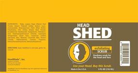 img 2 attached to HeadBlade HeadShed Exfoliating Scrub for Optimal Scalp Care