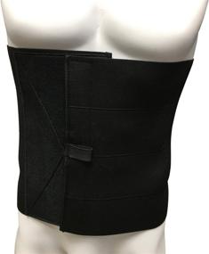 img 2 attached to X-Large Black OTC Abdominal Binder - Heavy Duty Four-Panel Body Support for Select Series