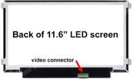 🖥️ замена экрана для ноутбука rinbers для lenovo chromebook n21 n22 n23 11e ideapad 100s 100e series - 11.6'' hd led edp 30pin матовый логотип