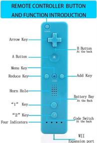 img 2 attached to 🎮 ZeroStory Remote Controller with Silicone Case and Wrist Strap - Compatible with Wii and Wii U Console (Pack of 2, Black and Blue)