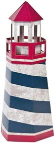 img 1 attached to Captivating Light House Centerpiece: 12 Inches Tall - Perfect for Nautical Themed Party Decor