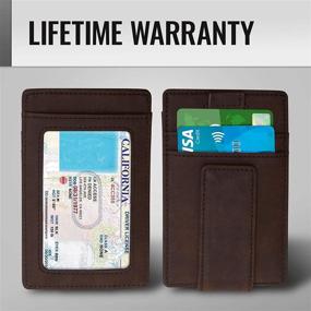 img 3 attached to 💼 Streamlined Slim Money Clip Wallet: Perfect for Discerning Men