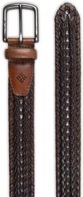 img 1 attached to Columbia Men's Large Braided Belt 40-42
