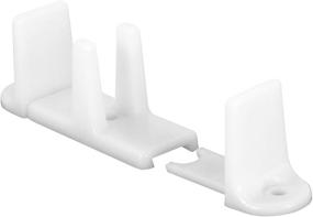 img 2 attached to 🚪 Slide-Co Prime-Line 163236 Plastic Sliding Closet Door Bottom Guide, 2-1/8", White, Pack of 2