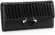 💼 hawee women's genuine leather checkbook wallet - handbags and wallets combo logo