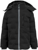 m2c stitch hooded insulated jacket boys' clothing and jackets & coats logo