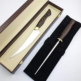 img 3 attached to Нож для затачивания Knife4U из нержавеющей стали с гибким ручкой