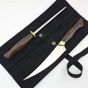 img 4 attached to Нож для затачивания Knife4U из нержавеющей стали с гибким ручкой