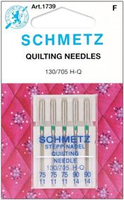 img 1 attached to 🪡 5-Pack Euro-Notions Quilt Machine Needles - Sizes 3-75 and 2-90