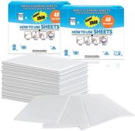 🧹 thin magic eraser sheets: 96 count disposable cleaning sheets for kitchen, bathroom, & outdoor surfaces logo
