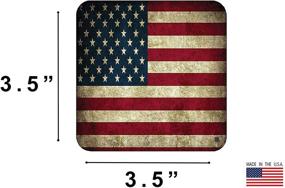 img 1 attached to United America Patriotic Coaster for Kitchen