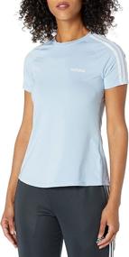 img 2 attached to adidas Women's Designed 2 Move 3-Stripes 👚 Tee: Unbeatable Style and Performance for Active Women