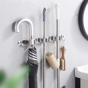 img 3 attached to 🧽 Stainless Steel Mounted Kitchen Organizer Cleaning Tool