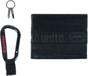 img 4 attached to 💼 Ecko Bifold Wallet Carabiner Keychain: The Ultimate Combination of Style and Functionality