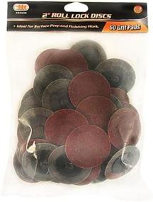 img 1 attached to 🔥 IIT 82038: 2 Inch Roll Lock Sanding Discs (60 Grit, 50 PC) - Superior Abrasion Power!