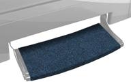 🏞️ prest-o-fit rv step rug: outrigger radius xt atlantic blue 22" wide - enhanced comfort and safety for your rv logo