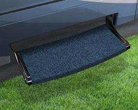 img 1 attached to 🏞️ Prest-O-Fit RV Step Rug: Outrigger Radius XT Atlantic Blue 22" Wide - Enhanced Comfort and Safety for Your RV