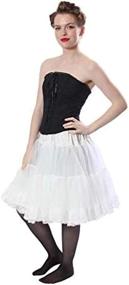 img 2 attached to 👗 Malco Modes Zooey Chiffon Petticoat Slip Adjustable - Premium Adult Luxury