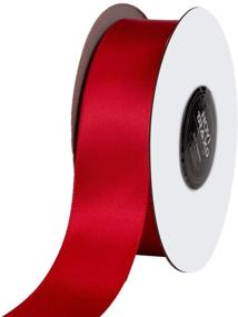 img 3 attached to 🎀 NOYI TRAXD 20 Yards Red 1 inch Double Faced Polyester Satin Ribbon: Ideal for Crafts, Weddings, Gift Wrapping, Bow Making, and More!