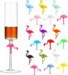 markers flamingo identifiers silicone glasses logo