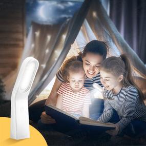 img 2 attached to 🔦 PGFUNNY Handheld Table Lamp: Cordless Rechargeable LED Work Light with Magnetic Night Light/Flashlight for Kids