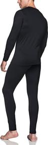 img 3 attached to 🥶 ATHLIO Men's Thermal Compression Pants & Shirts - Microfiber Soft Warm Base Layer for Winter Cold Weather - Top & Bottom Set