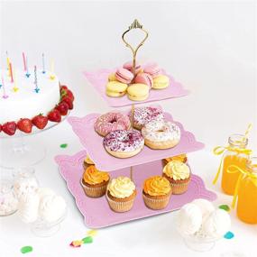 img 3 attached to Cupcake Dessert Display 🧁 Stand - Plastic Serving Holder