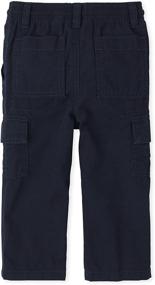 img 2 attached to 👖 Children's Place Slim Cargo Pants for Boys - Pull On Uniform