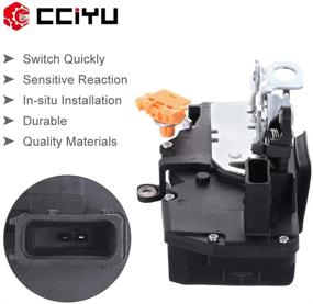 img 1 attached to 🔒 cciyu Front Left Door Lock Actuator Door Latch - Fits 2005-2010 CHEVROLET Cobalt and 2007-2010 Pontiac G5 (931-120)