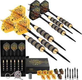 img 4 attached to 🎯 CC-Exquisite Professional Darts Set: Complete 6 Steel Tip Darts with Customizable Configurations - Ideal for Man Caves & Game Rooms