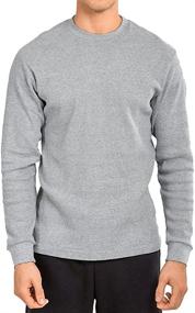 img 2 attached to TOP PRO Classic Waffle Knit Thermal Sports & Fitness for Other Sports