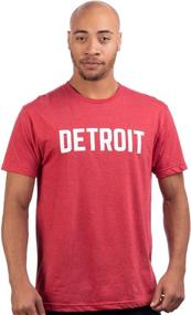 img 2 attached to 👕 Detroit Classic Detroiter Michigan T Shirt: A Must-Have for Fashionable Men!