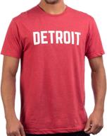 👕 detroit classic detroiter michigan t shirt: a must-have for fashionable men! логотип