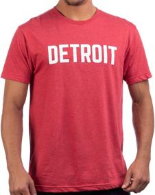 img 4 attached to 👕 Detroit Classic Detroiter Michigan T Shirt: A Must-Have for Fashionable Men!