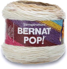 img 4 attached to Bernat POP! 5oz Hot Chocolate Yarn - Medium Weight (Gauge 4), 100% Acrylic